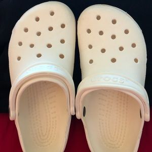 White CROCS!!